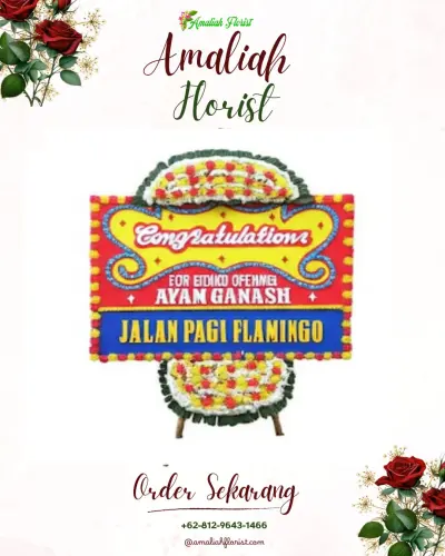 Bunga Papan Congratulation di Mangguh